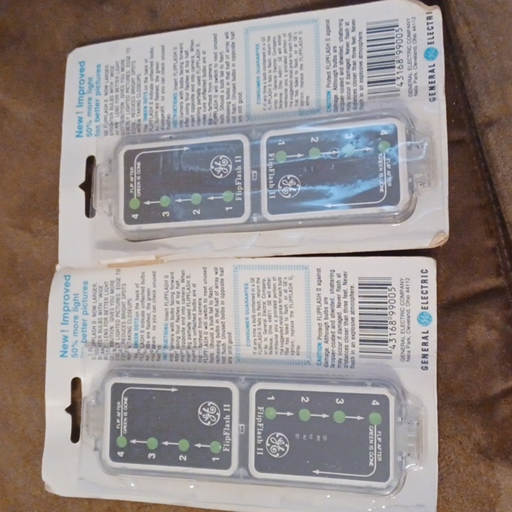 Vintage GE Flip Flash II Camera Flash Bulb Bar - Picture 2 of 5